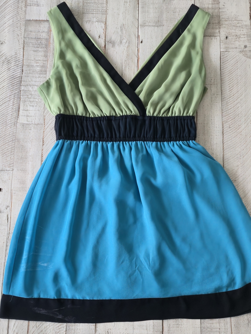 Bisou Bisou Color Block Tank Dress